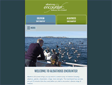Tablet Screenshot of albatrossencounter.co.nz